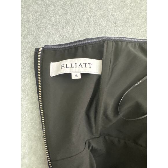 Elliatt Black Strapless Reception Cascade Ruffle Strapless  Dress – Size M - Picture 6 of 8